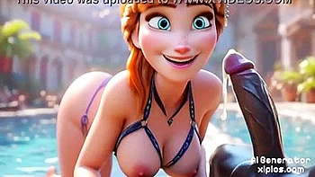 Fozen Xxx With Car Toon