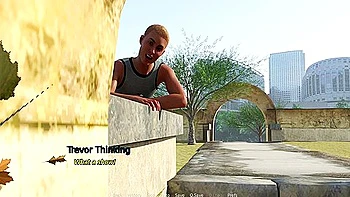 New Neighborhood #3 Violet Posed Half-naked In Front Of A Perverted Stranger