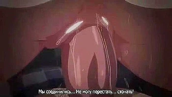 He massages her big breasts and then fucks her from above, cumming inside her.