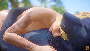 Wild Life - Cute Blonde With Werewolf