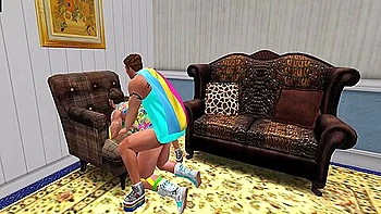 Luck Goes To The Barber To Get His Look Done. Petter Gets Horny When He Sees Lucks New Body