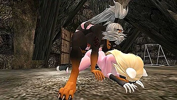 Dobie Meets Pink Red Panda