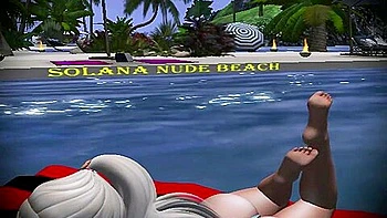 En Playa E En La Piscina