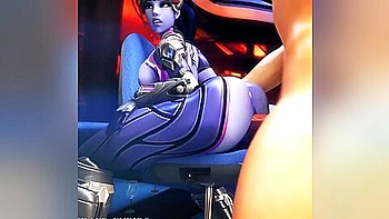 Widowmaker Gets Anal Massage