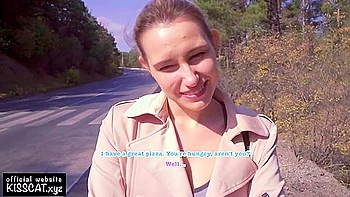 Pickup Eighteen For Pizza / Outdoor Sex And Sloppy Oral