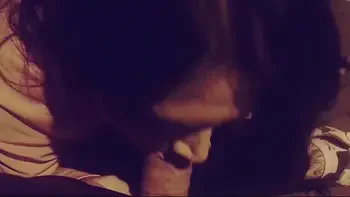 Risky blowjob to a stranger in a public