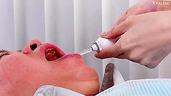 Yoshitaka Nene - Dental Hygienist Nene Is Actually A Tongue-kissing Fiend, Licking And Eating Her Patient