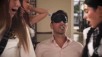 Girls, Today Stepdaddy Must Be Cheered Up