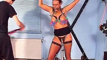 Tied Up German Babe Fucked Hard After Bdsm Satisfaction