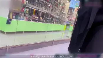 Real Risky Sex in Man's Toilet - Public Agent PickUp Student in Walmart to Quick Fuck / Kisscat