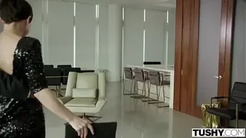 TUSHY Shy Avery seduces & has anal with her longtime crush