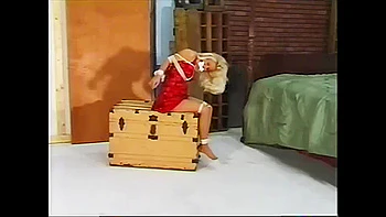 Misty stockingfooted blonde