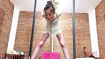 Asian Anal Hook and electricity bondage