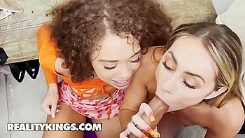 Mackenzie Mace And Willow Ryder Are Looking For A Dick To Share At The Boutique Shop