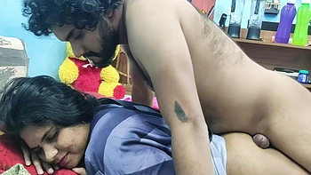 Desi Malayali Couple Hot Ass Kiss Romance In Nighty