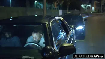 BLACKEDRAW Gorgeous young blonde besties take on two BBCs