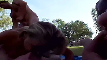 Jennifer Red & Maya Gold And Four Cocks 60fps1920x1080 - Brigette Aime