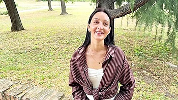 Tourist Girl Has Been Fucked In A Wood. Outdoor Sex With A Pretty Stranger