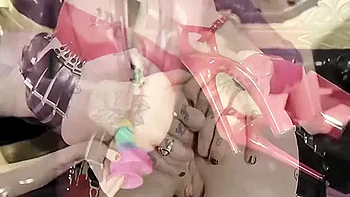 Latex Lesbians Love Anal Butt Plugs Tattooed Suicide Girls Dildo Goth Girls