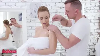 Czech Hottie With Huge Tits (Jenny Wild) Sucks The Juice Out Of That Big Cock - Dog House