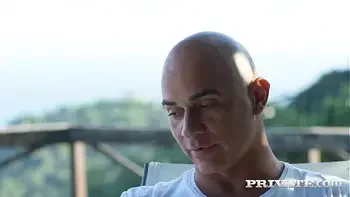 Private.com - Hot Babes Cherry Kiss & Veronica Leal Share Yoga Cock!