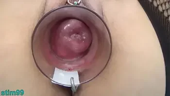 Japanese Milf Cervix Fucking with German real penis dildo and asian chopsticks