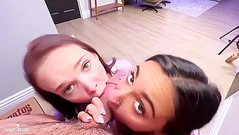 Flashy Max Fills And Chloe Foxxes Pizza Delivery Boy Dirt