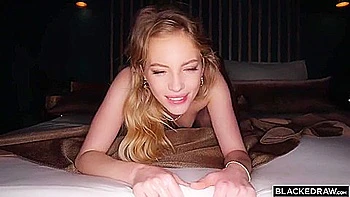 Bbc-crazy Blonde Gets On Bf