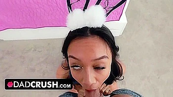 Slutty Halloween Stepdaughters Want To Suck On Stepdaddy Dick