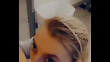 Sucking BBC of Walmart Manager in Bathroom of Walmart on my Break because I was Late