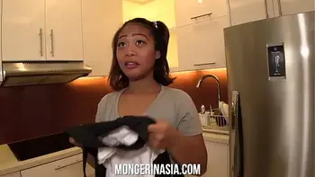 Cute Asian Whore With Giant Tits Gets Bred By the Boss