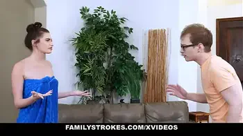 Exotic Stepmom Lilly Hall Joins Stepsiblings To Relieve Some Stress