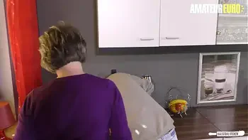 AMATEUR EURO - Horny German Wife Katey Takes It From Her Man