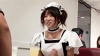 Hottest Japanese slut in Incredible Public, Maid JAV movie