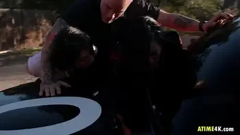 Police busts escaping sluts Gina Valentina, Honey Gold