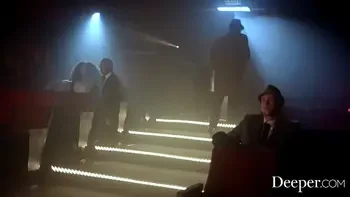 Deeper. Cecilia sucks stranger's cock while BF watches