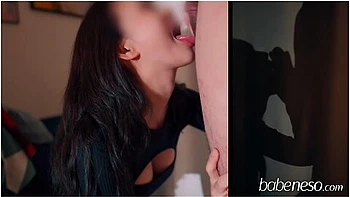 Big Load Of Cum Straight Into Throat! Showing Off My Tongue Skill