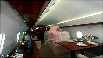 Arya Grander In Backstage From Photosession, 4 Catsuits And Fly Jet Photoshoot