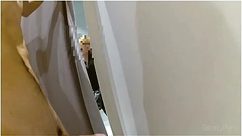 Dressing Room Part1. La Lady Cant Stop Looking At Me