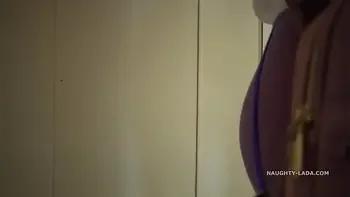 Transparent leggings and sheer shirt in public