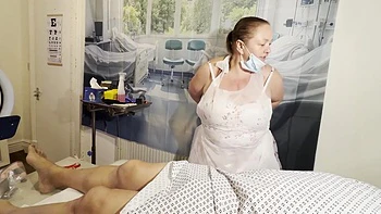 :- Pain Clinic With Matron Satana And Patient