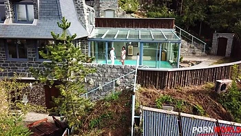 Top-heavy stunner Inna Innaki spreads her legs wide open for his fat cock GP1025