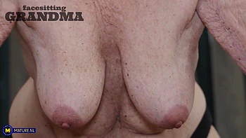 Facesitting Granny Petra Loves Teens