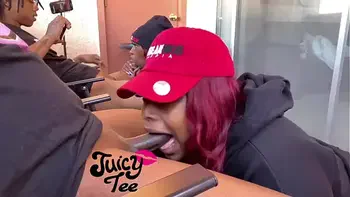 Slutty Redheads Juicy Tee & Mini Stallion Throat BBC