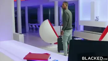 BLACKED BBC-loving Busty Blonde seduces handsome stranger