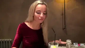 Stunning vegan blonde Victoria Pure wants to open a restaurant and gets fucked in the ass