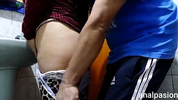 Ali Precio Gets Her Ass Pounded Hard in the Bathroom - Boyfriend Creampie