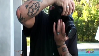 A Knock On The Door Got Into Hot And Steamy Sex With Big Fake Tits - Otto Bauer And Danielle Derek