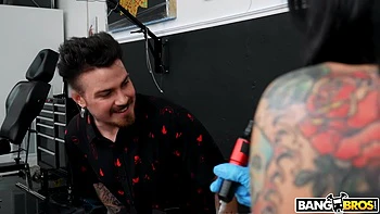 Tattoo Threesome