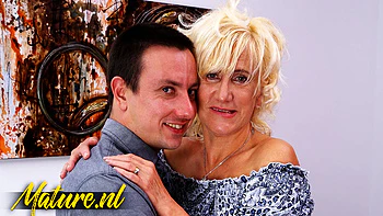 60 Year Old Granny Petunia to Get Fucked by a Younger Guy